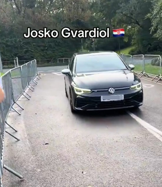 Fans love ‘humble king’ Josko Gvardiol as £78m Man City star arrives in tiny car with team-mates all in huge motors