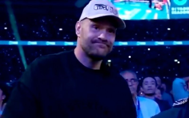 Tyson Fury’s ‘face says it all’ as he reacts to the shocking moment Anthony Joshua was knocked out by Daniel Dubois