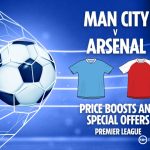 Manchester City vs Arsenal odds: Price boosts and specials offers for Premier League showdown