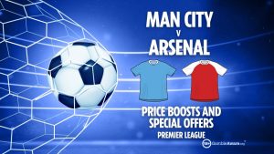 Manchester City vs Arsenal odds: Price boosts and specials offers for Premier League showdown