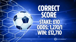 Arsenal and Chelsea help lucky punter turn £10 into £12.7k with monster 1,270/1 acca double