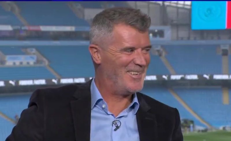 Watch Roy Keane break character with rare laugh thanks to brilliant quip from his one-time bitter rival Patrick Vieira