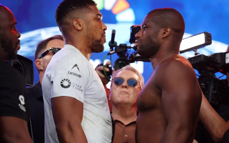 How pub row led to Anthony Joshua threatening to ‘smash a f***ing chair’ over Daniel Dubois ahead of Wembley fight