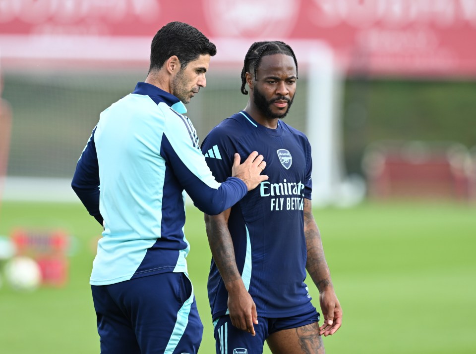 Mikel Arteta reveals why it took him only TEN SECONDS to know for sure he had to bring Raheem Sterling to Arsenal