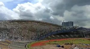 Shock moment stadium bigger than Arsenal’s Emirates Stadium demolished after falling into disrepair