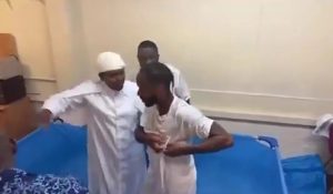 England star Raheem Sterling publicly declares his faith in God as he is baptised in tank of water