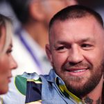 Joshua vs Dubois fans baffled as Conor McGregor turns up at Wembley with bizarre prop to watch fight ringside