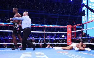 Anthony Joshua vs Tyson Fury dead in the water after Brit, 34, handed beating of his life by Daniel Dubois at Wembley