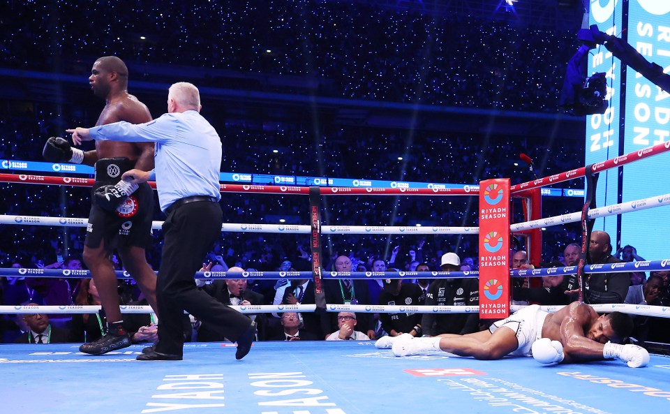 Anthony Joshua vs Tyson Fury dead in the water after Brit, 34, handed beating of his life by Daniel Dubois at Wembley