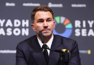 Brave Anthony Joshua ignores Eddie Hearn’s desperate plea as he faces the music after Dubois battering