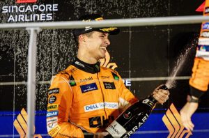 Lando Norris finally breaks opening lap curse to keep slim hopes of pipping Max Verstappen to F1 world title alive