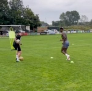 Marcus Rashford releases training video during break after England snub as Man Utd fans say ‘hat-trick incoming’