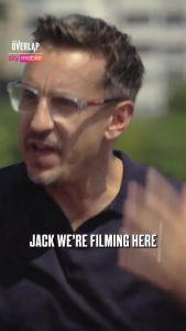 Fans say ‘a new meme is born’ as Gary Neville’s voice ‘goes full Mickey Mouse’ after snapping at Overlap crew member