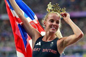 Keely Hodgkinson challenged to rarely-seen race by Olympic gold medal-winning hurdler