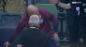 England interim manager Lee Carsley heads for WRONG dugout in major blunder against former team Ireland