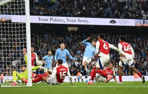 Man City 2 Arsenal 2: John Stones’ last-gasp equaliser breaks Gunners’ hearts after 45 minutes of City onslaught