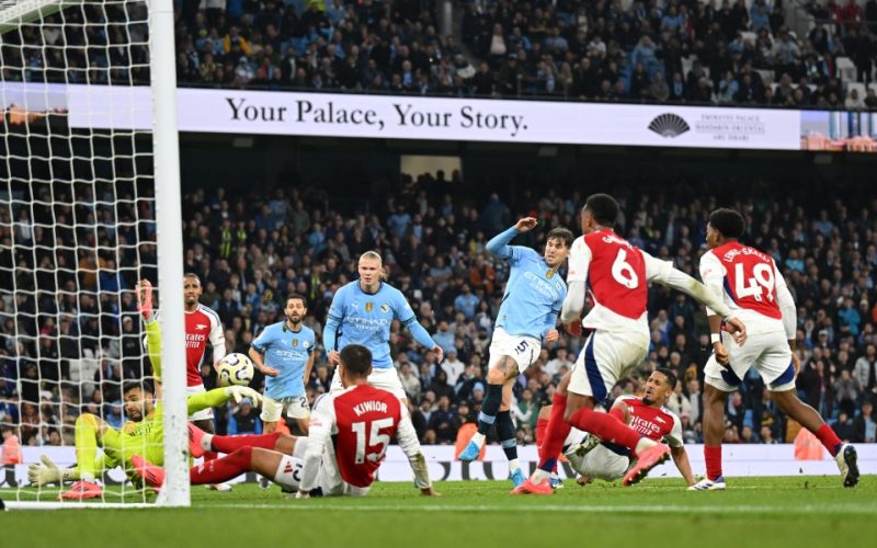 Man City 2 Arsenal 2: John Stones’ last-gasp equaliser breaks Gunners’ hearts after 45 minutes of City onslaught