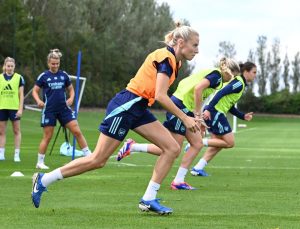 Leah Williamson backs Arsenal to handle Women’s Champions League qualifier pressure in clash with Rangers