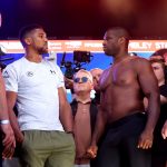 Watch Anthony Joshua and Daniel Dubois have fiery final face-off as AJ ask for fans’ prayers ahead of Wembley showdown