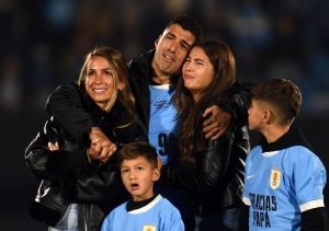 Luis Suarez breaks down on pitch as Lionel Messi sends old Barcelona pal emotional message after final game for Uruguay