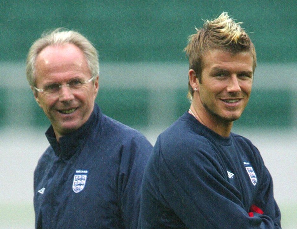 David Beckham will lead mourners at Sven-Goran Eriksson’s funeral as ex manager’s heartbreaking last words revealed