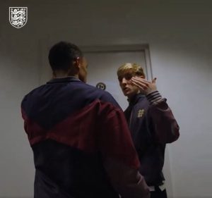 Amazing tunnel footage shows Alexander-Arnold and Gordon planning England goal against Ireland before perfect execution