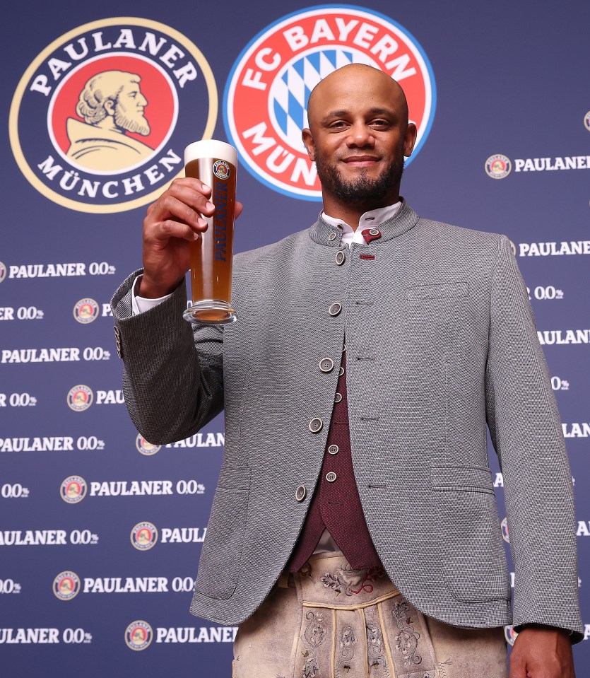 Vincent Kompany tells Harry Kane and Bayern Munich stars to ‘have a beer’ at Oktoberfest and says ‘we will join in’