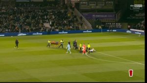 Ex-Man Utd wonderkid Tahith Chong collapses during Luton clash with Plymouth as medics rush on to pitch