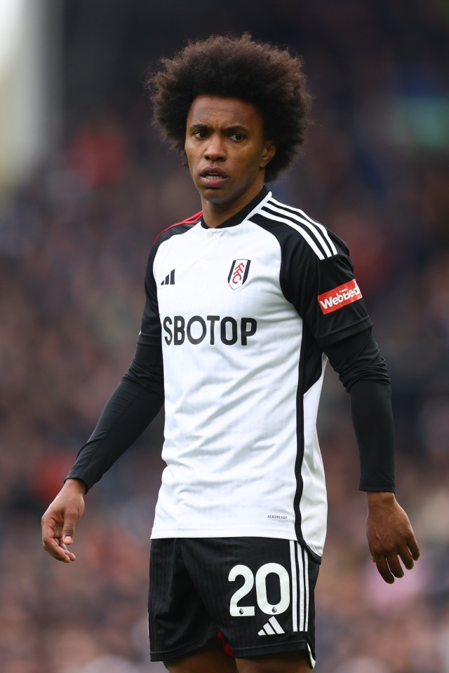 Former Arsenal and Chelsea star Willian, 36, set to return to football after being left unemployed following Fulham exit