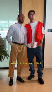 Lewis Hamilton left ‘looking like a sub teacher’ & George Russell ‘like Slim Shady’ as F1 pals do hilarious fashion swap