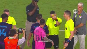 Watch moment raging Lionel Messi ‘calls referee “mean-spirited son of a b***”‘ in furious rant after Inter Miami draw