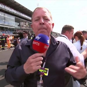 Watch moment Martin Brundle divides fans with F1 grid walk that gave ‘second hand embarrassment just watching it’