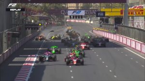 Fans hail ‘miracle’ as sickening F2 crash totally destroys one car and leaves another on its side but drivers walk away