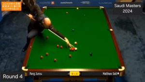 Watch as fuming snooker star slaps ball and STORMS OUT of match as he forfeits game at Saudi Arabia Masters