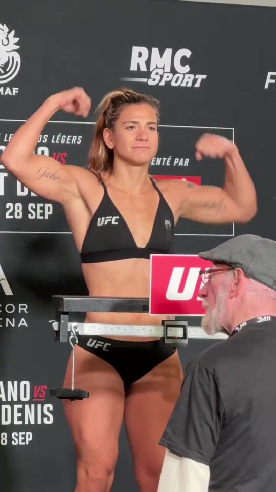 Fears for female UFC fighter’s health as she can’t stop shaking during weigh-in and looks close to tears