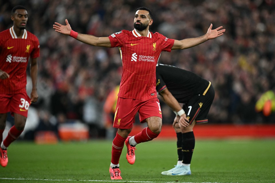 Liverpool 2 Bologna 0: Mac Allister and Salah score to keep up Reds’ 100 per cent Champions League win record