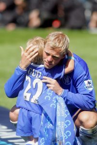 Chelsea legend cheers on RIVALS Gent from stands during Conference League clash as son, 22, plays against Blues