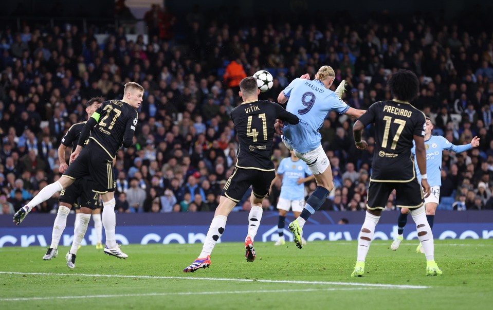 Inside Erling Haaland’s ‘karate kick’ wonder goal as team-mate is caught literally scratching his head live on camera