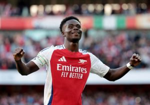 Arsenal legend drops huge hint Bukayo Saka WILL be fit to face Liverpool after visiting Gunners’ training ground