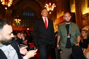 ‘Agent 47!’ Boxing fans stunned as Oleksandr Usyk makes incredible entrance at Tyson Fury press conference