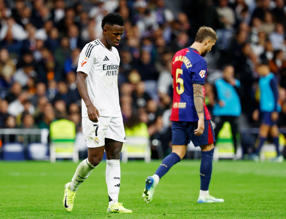 Real Madrid ‘set to BOYCOTT Ballon d’Or ceremony’ amid reports favourite Vinicius Jr has been beaten to award