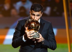 Rodri wins Ballon d’Or after stunning season with Man City and Spain as Real Madrid boycott ceremony over Vinicius snub