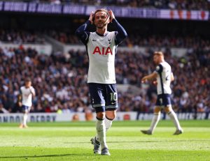 James Maddison hauled off at half-time of Tottenham vs West Ham as Postecoglou ‘decides enough is enough’