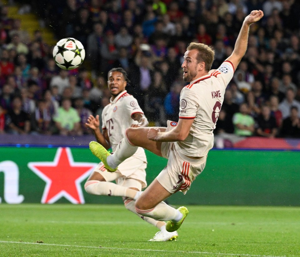 Harry Kane labelled ‘best striker in the world’ after England captain’s moment of genius for Bayern against Barcelona