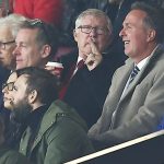 Fans can’t believe who Sir Alex Ferguson sat next to for Man Utd’s cup win after England legend from other sport spotted