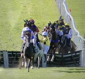 Fakenham races ABANDONED due to unsafe track after disastrous first race left jockey in ambulance