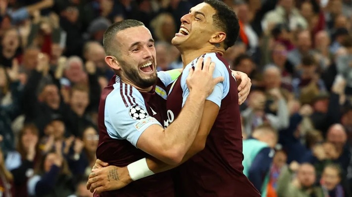 Aston Villa defeat Bologna to top Champions League Group