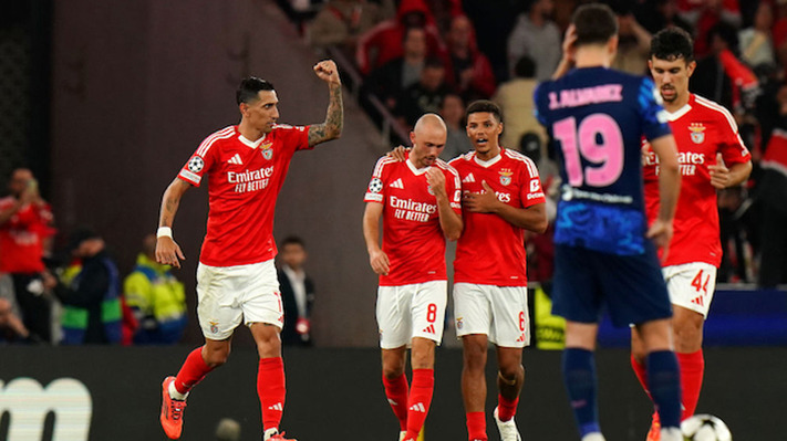 Benfica crush Atletico Madrid 4-0 to maintain perfect Champions League start