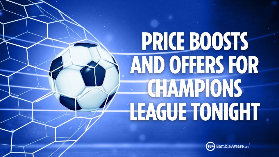 Champions League price boosts and offers for tonight’s games including Aston Villa vs Bayern and Liverpool vs Bologna