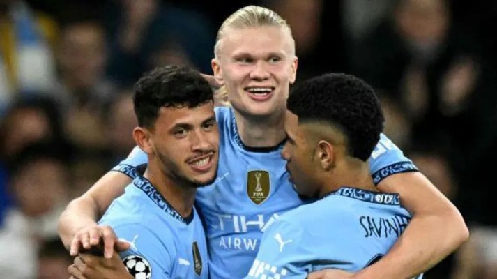 Champions League: Haaland’s double powers Man City to 5-0 rout against Sparta